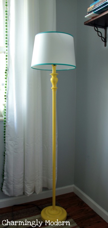 diy lamp after