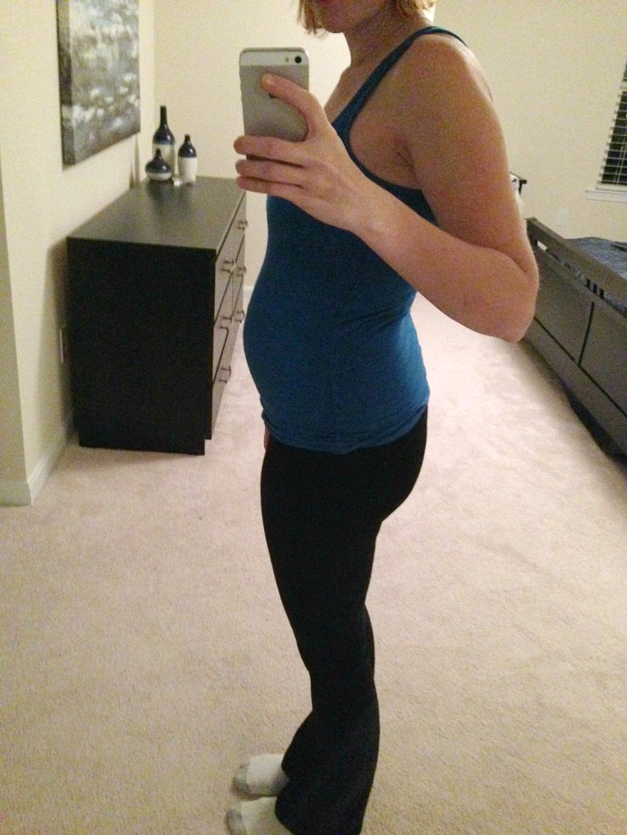 7 week baby bump second pregnancy