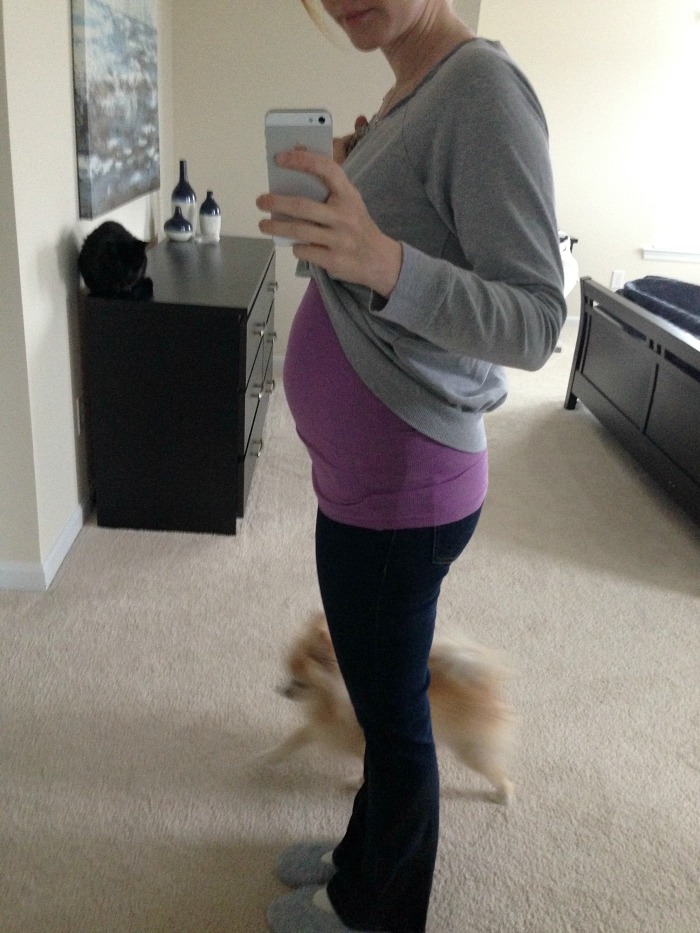 18 week baby bump