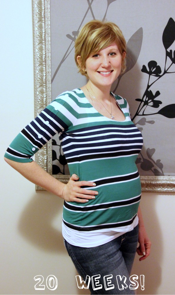 pregnancy bump progress 20 weeks