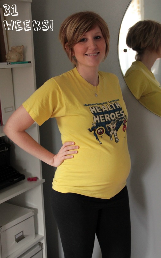 31 Weeks Pregnant Baby Bump — The Overwhelmed Mommy Blog