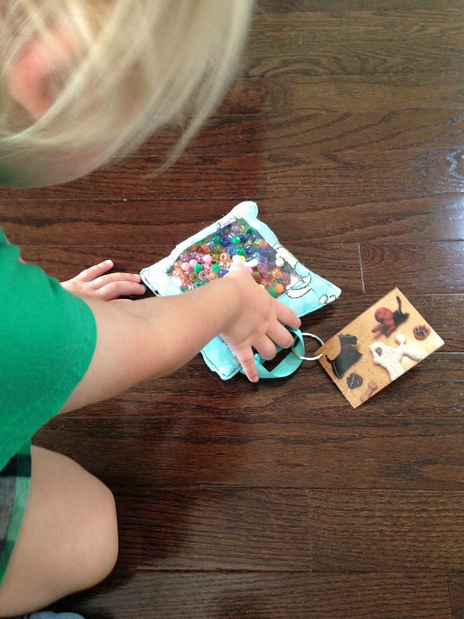 toddler busy bag activity