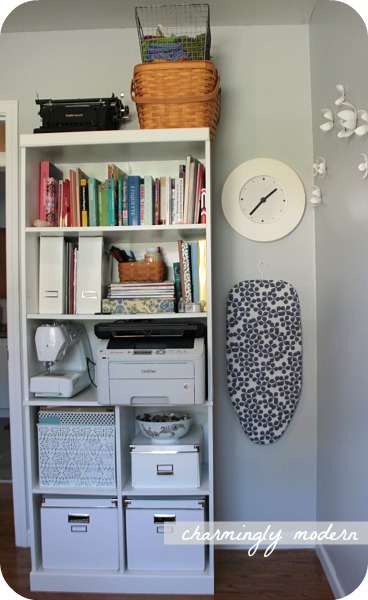 white bookshelf