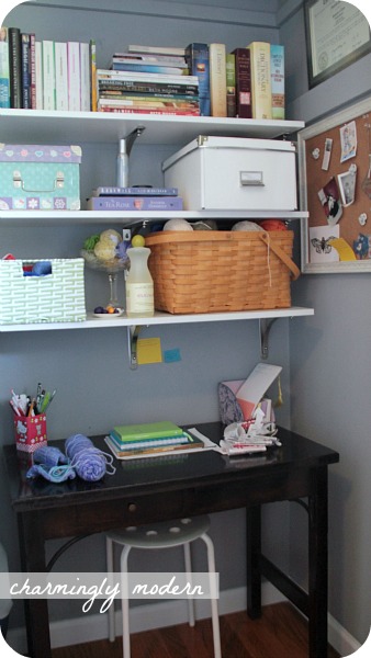 desk in closet