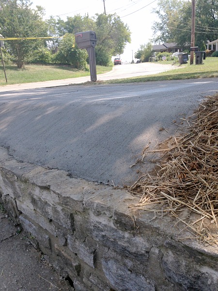 new concrete driveway