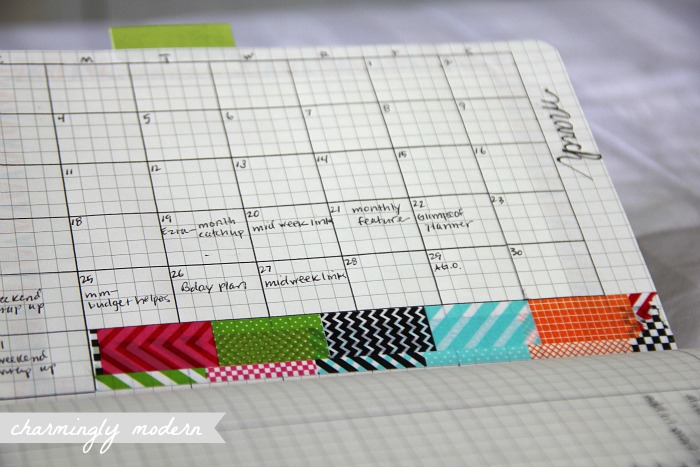 blog planner page moleskine notebook