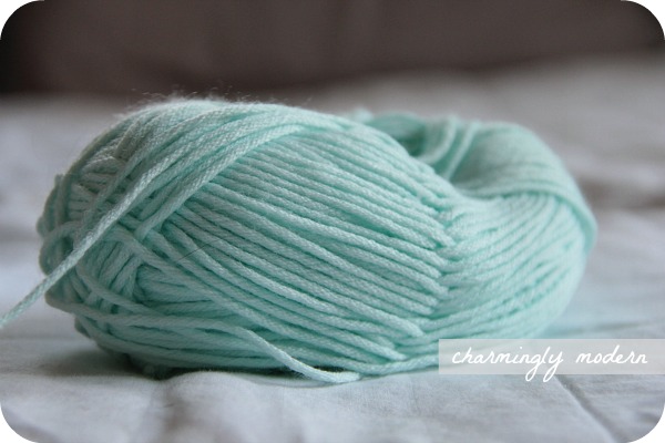 comfort mint teal yarn