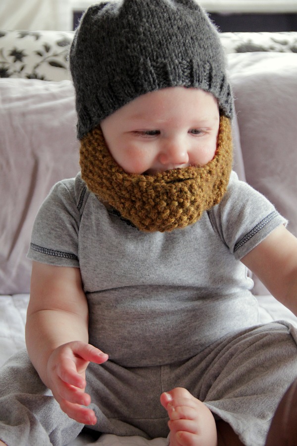 baby beard hat