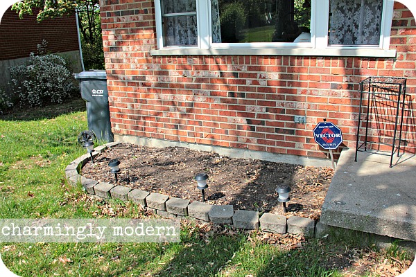 front yard flower bed