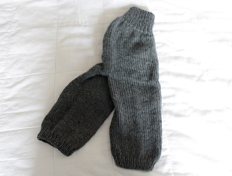 knit wool longies