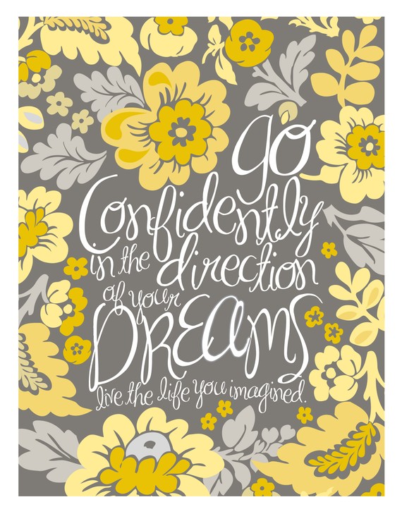 Go Confidently Waxpaperdesign Poster