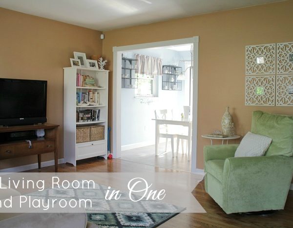 How to Setup A Living Room and Playroom in One