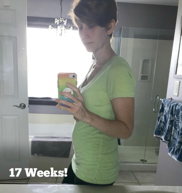 3rd baby bump - 17 weeks